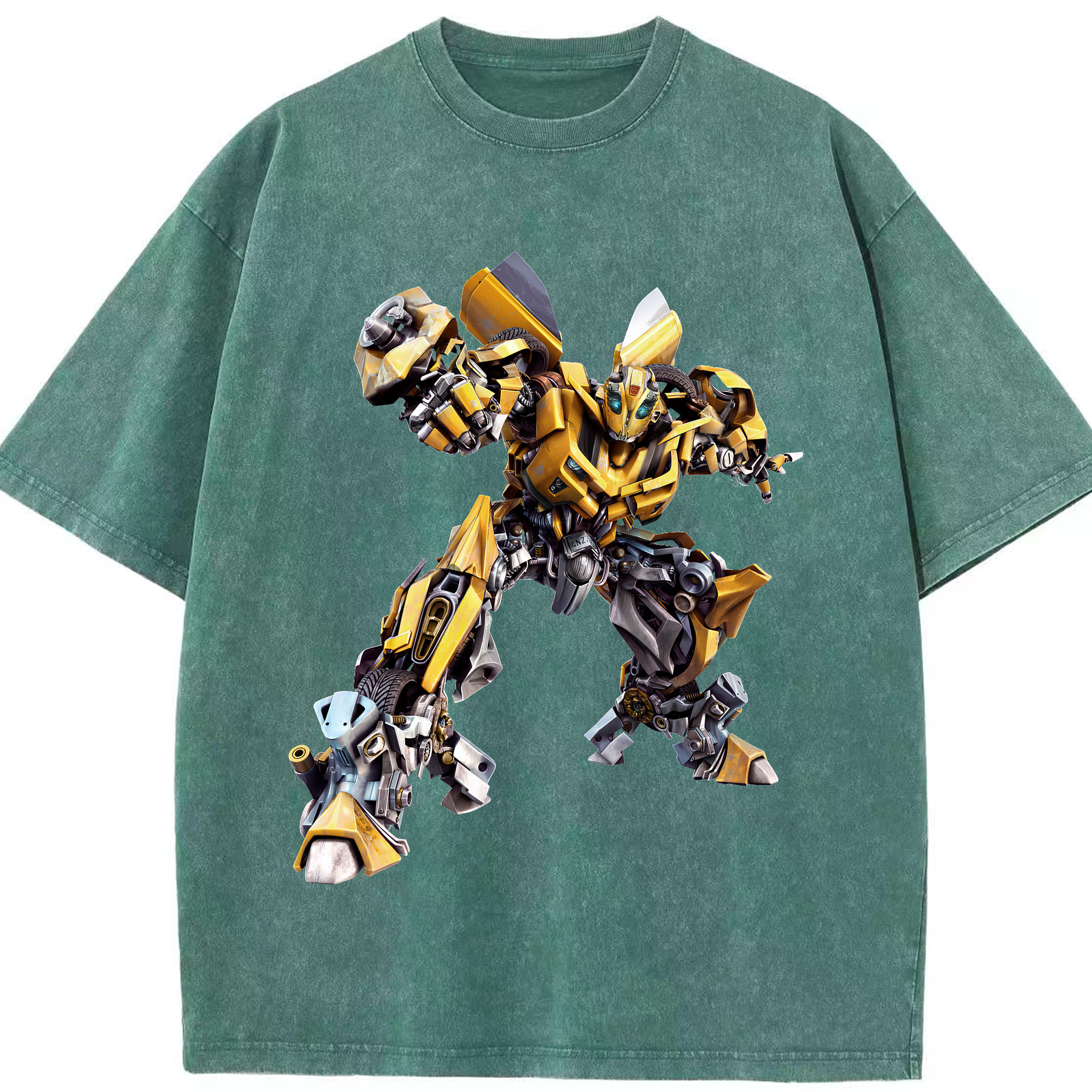 （画像用） Transformers トランスフォーマー 綿100% ヴィンテージ風 半袖Tシャツ（フロントプリント）
